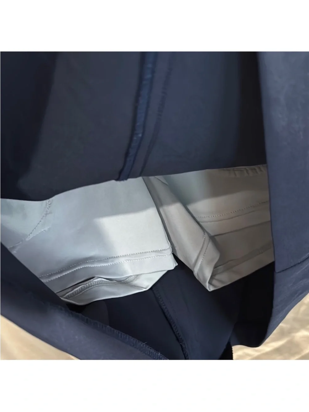 Women’s Navy Performance Skort with Zip Pockets
